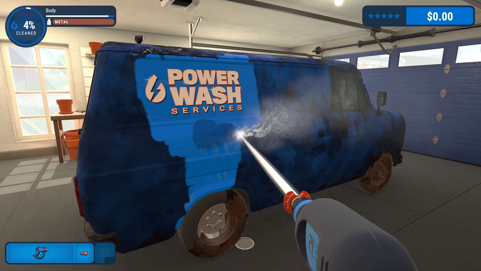 Power wash outlet simulator